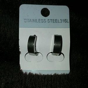 NEW Stainless Steel Hoop Earrings